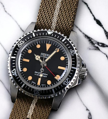 Custom SeikoMilsub Vintage GMT Mod